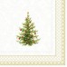 Салфетки 20бр Classic Christmas Tree златисти Салфетки 20бр Classic Christmas Tree златисти